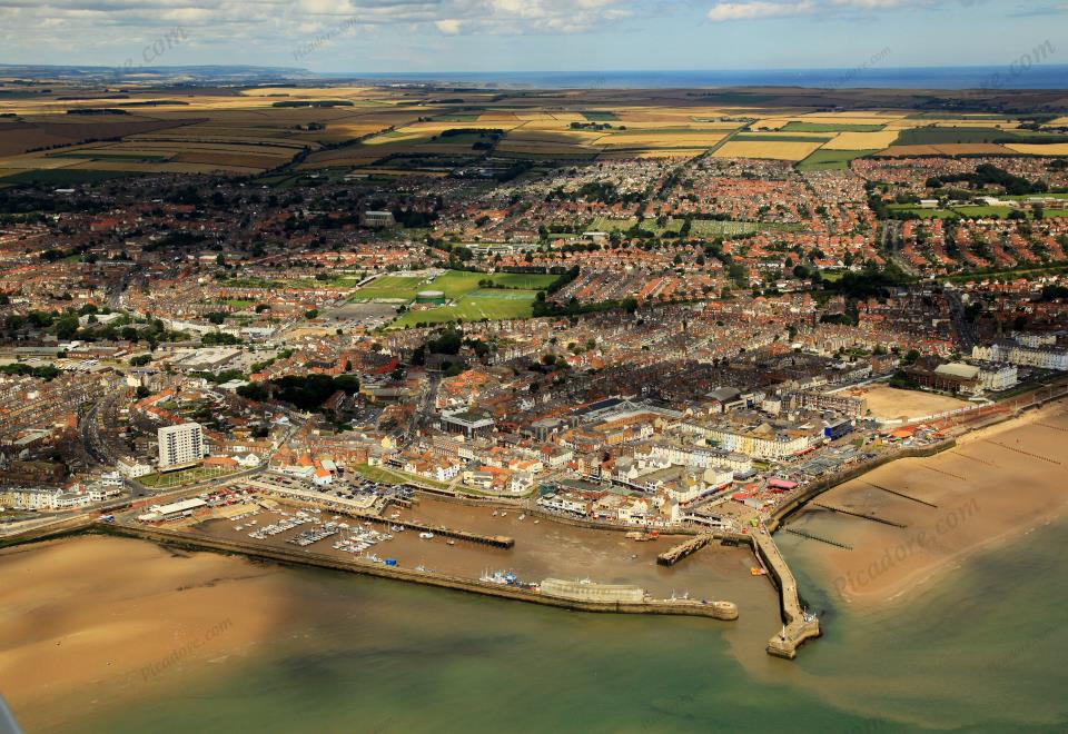 Bridlington from the air Large Version