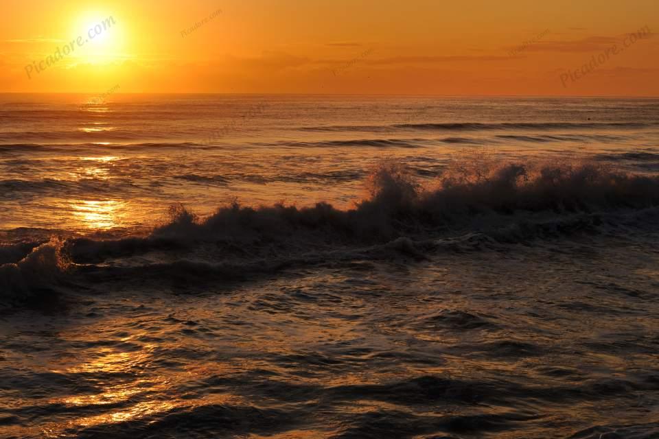 Scarborough dawn wave Large Version