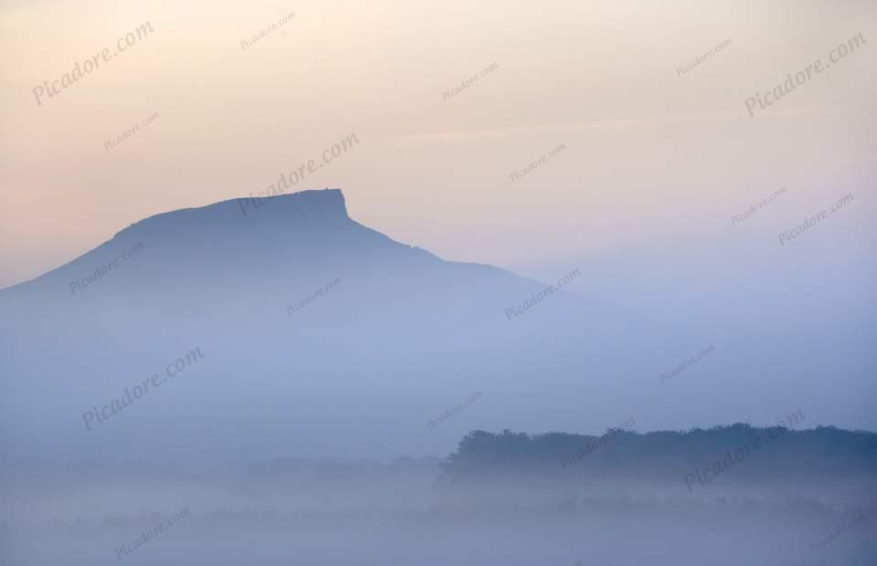 Roseberry Topping in Winter Mist (D11575C) Large Version