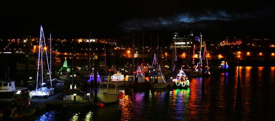 Scarborough Harbour Christmas Lights Large Version